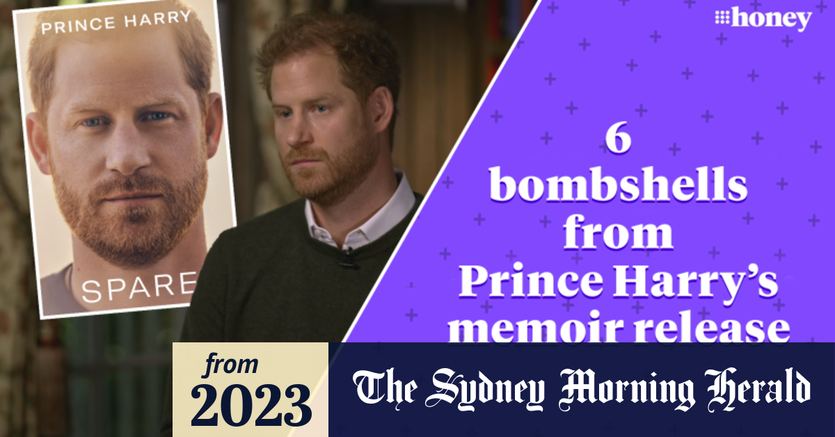 Video The Biggest Bombshells From Prince Harrys Memoir Spare 